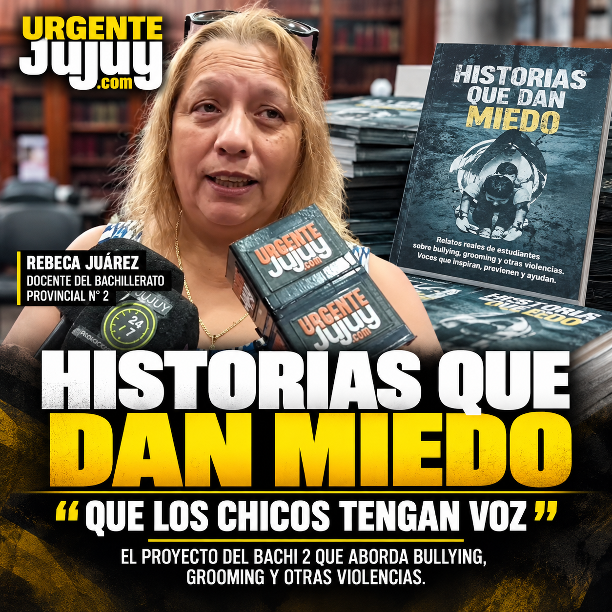 “Historias que dan miedo”: alumnos de Jujuy transforman experiencias de bullying y vulneración en una herramienta para ayudar a otros jóvenes