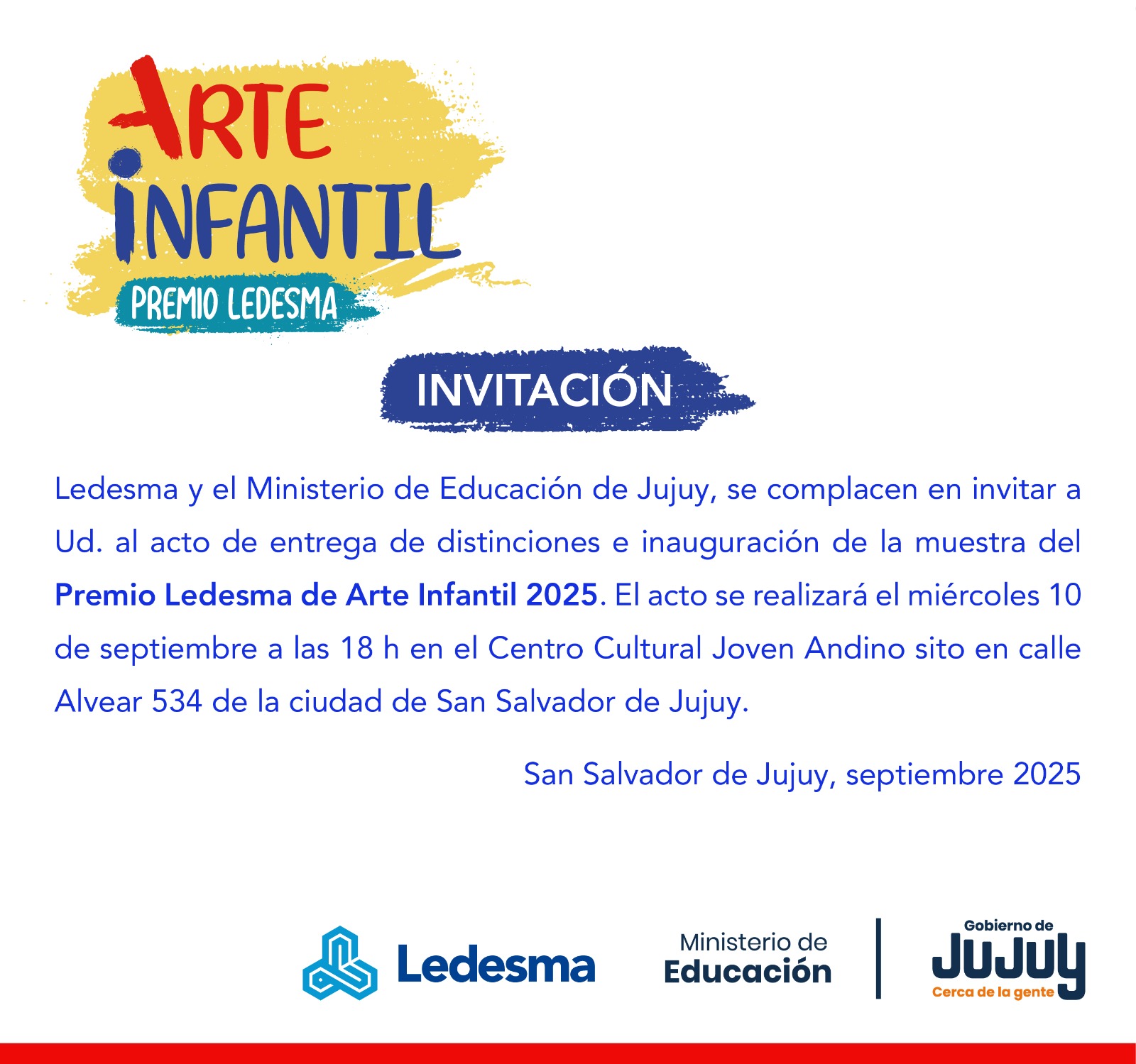 Premio Ledesma de Arte Infantil: Inicia la muestra del certamen provincial